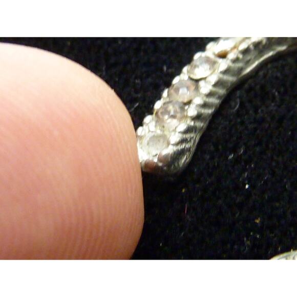 Vintage Black Velour Lucky Horseshoe Clutch Evening Pag Purse - Picture 4 of 9